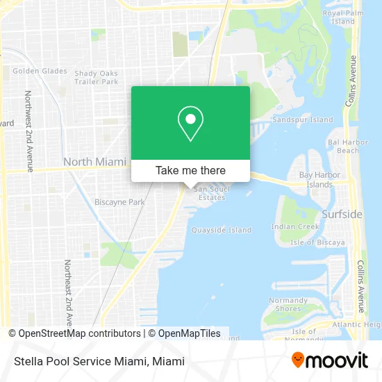 Stella Pool Service Miami map