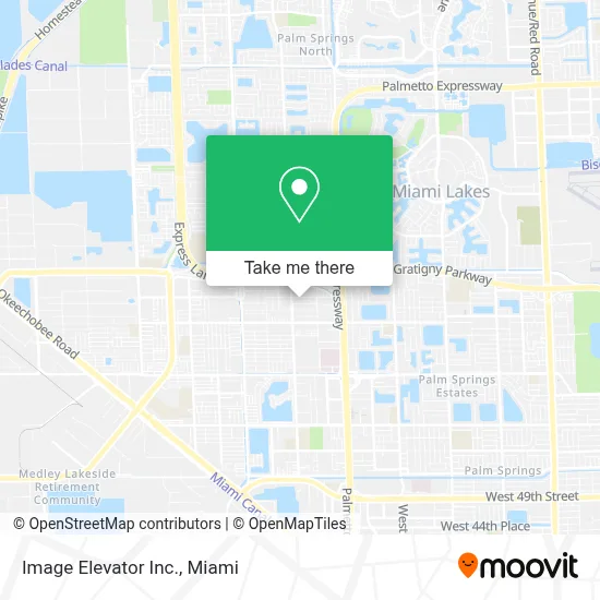 Image Elevator Inc. map