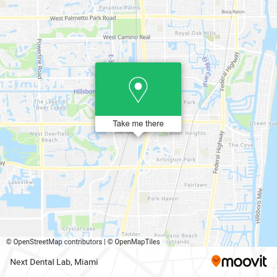 Next Dental Lab map