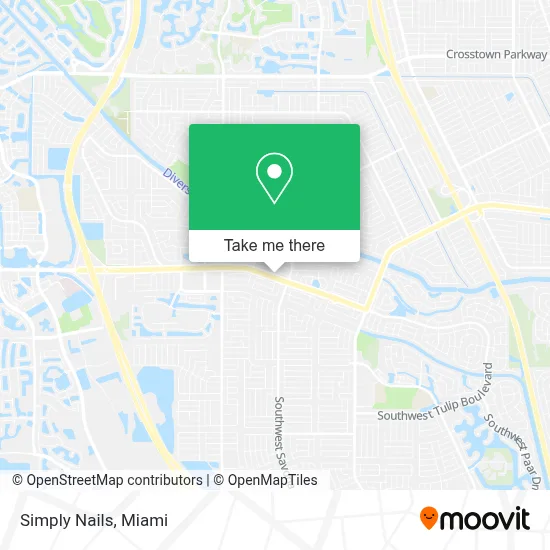 Simply Nails map