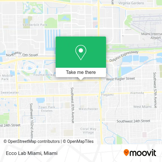 Ecco Lab Miami map