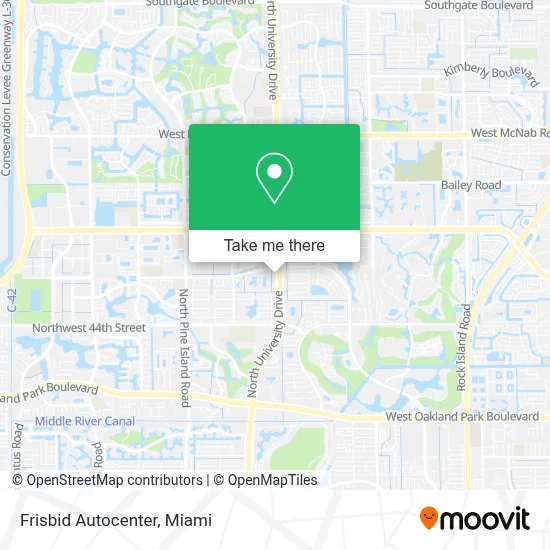 Frisbid Autocenter map
