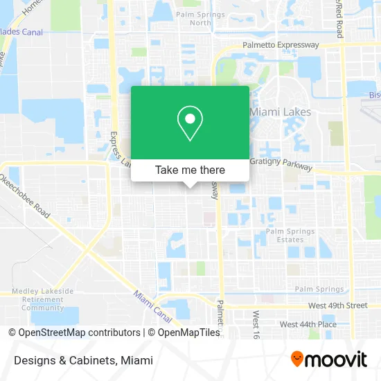 Designs & Cabinets map
