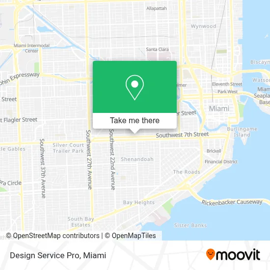 Design Service Pro map