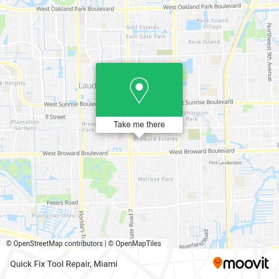 Quick Fix Tool Repair map
