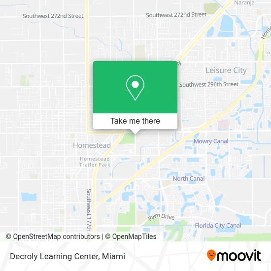 Decroly Learning Center map