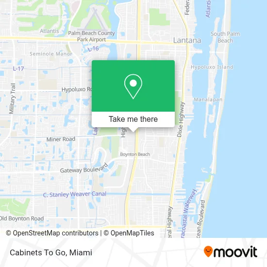 Cabinets To Go map