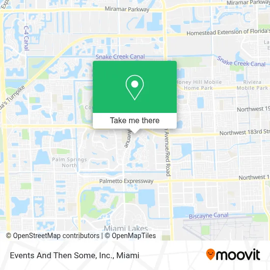 Events And Then Some, Inc. map