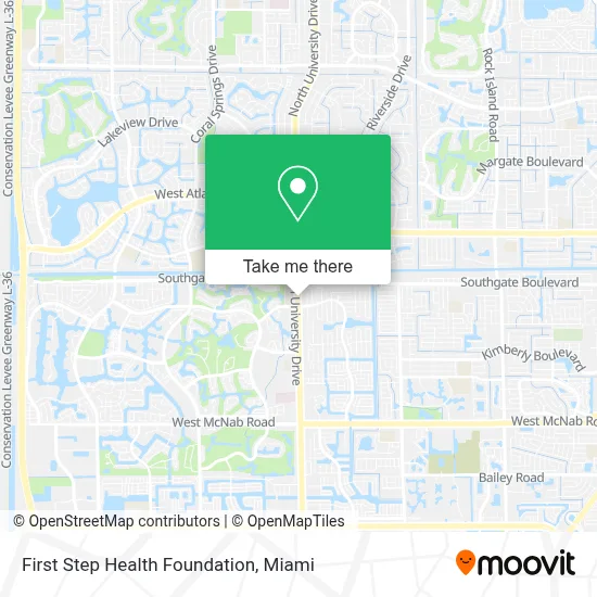 First Step Health Foundation map