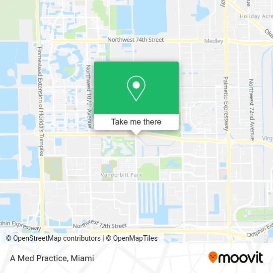 A Med Practice map