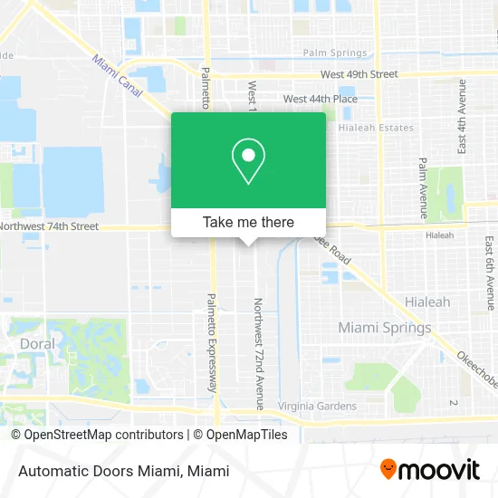 Automatic Doors Miami map