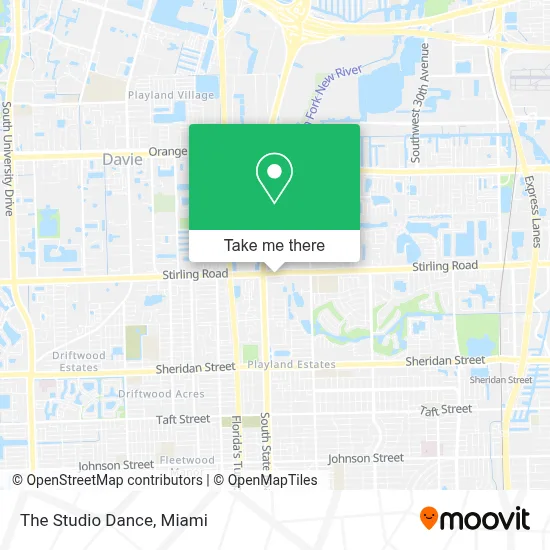 The Studio Dance map