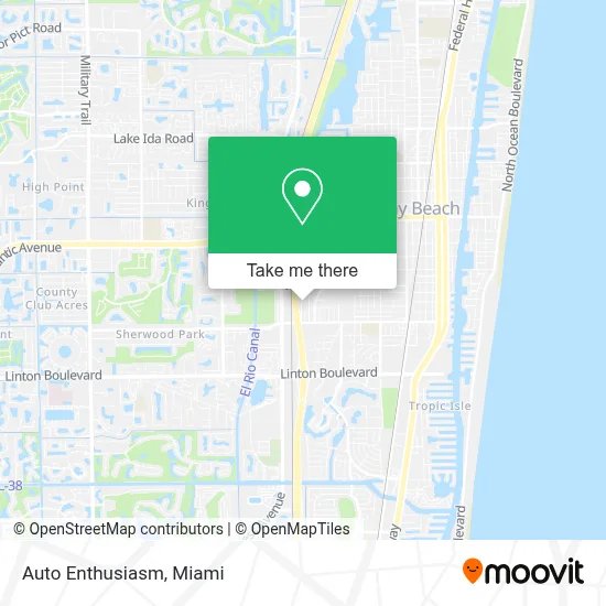 Auto Enthusiasm map