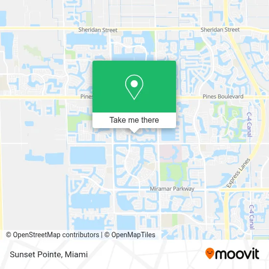 Sunset Pointe map