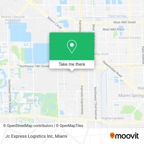 Jc Express Logistics Inc map