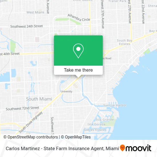 Carlos Martinez - State Farm Insurance Agent map