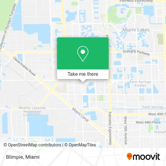 Blimpie map