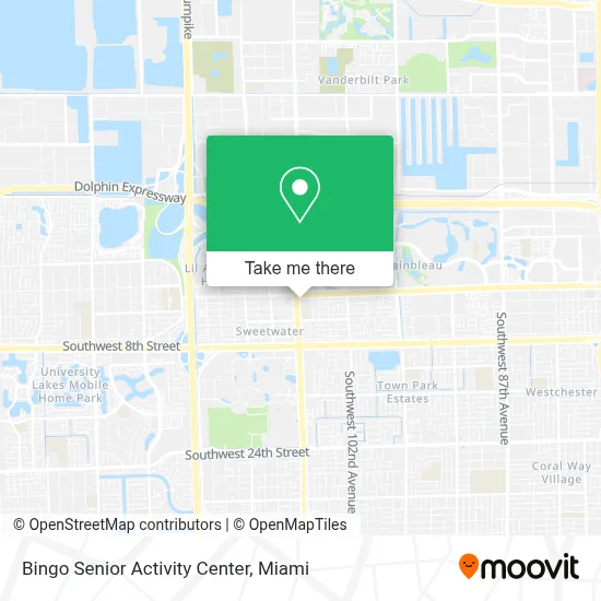 Bingo Senior Activity Center map