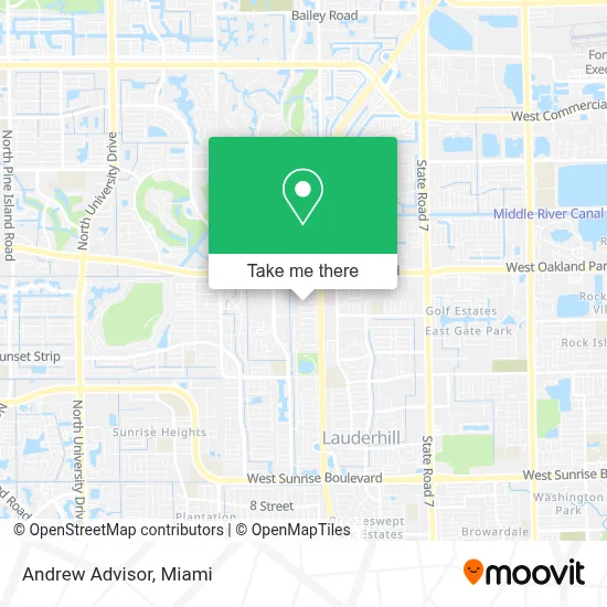 Andrew Advisor map