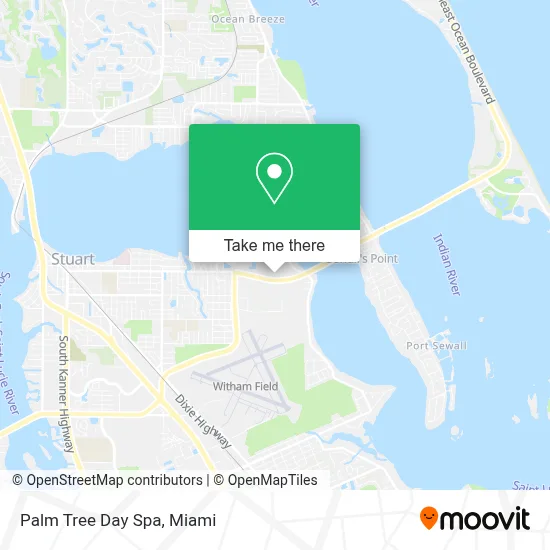 Palm Tree Day Spa map
