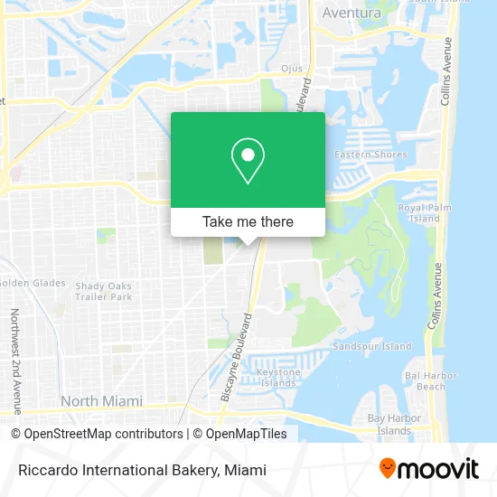 Riccardo International Bakery map