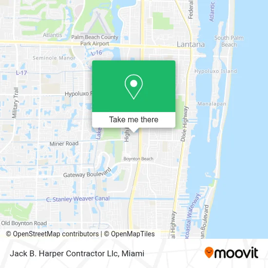 Jack B. Harper Contractor Llc map
