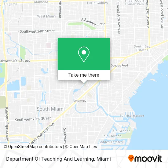Department Of Teaching And Learning map