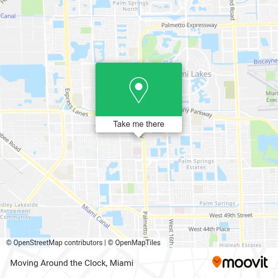Moving Around the Clock map