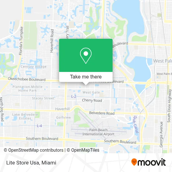 Lite Store Usa map