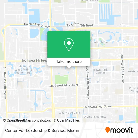 Center For Leadership & Service map