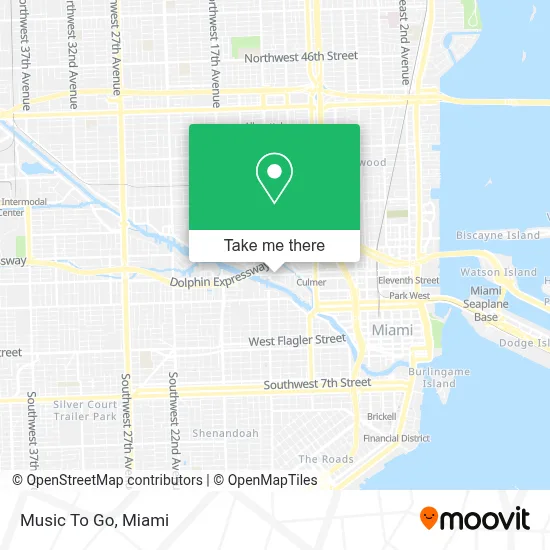 Music To Go map
