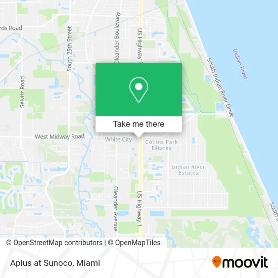 Aplus at Sunoco map