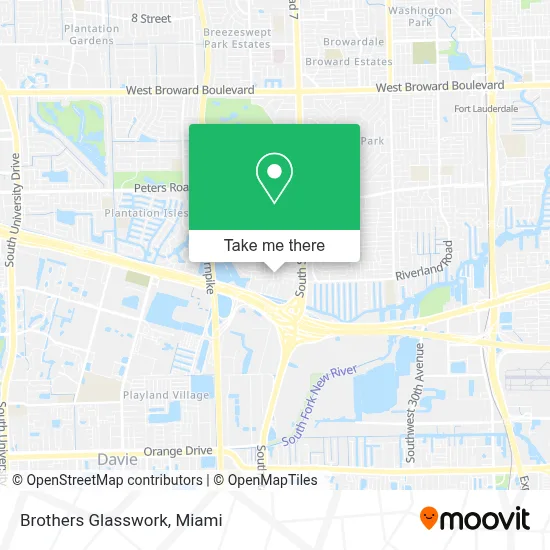Brothers Glasswork map