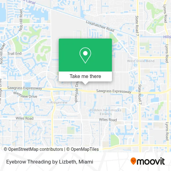 Eyebrow Threading by Lizbeth map