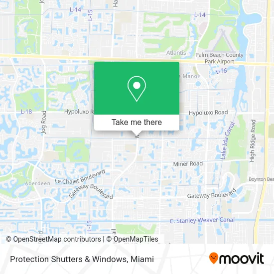 Protection Shutters & Windows map