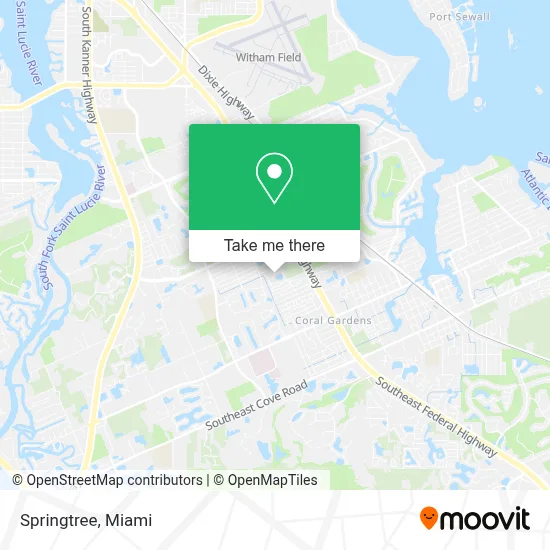 Springtree map