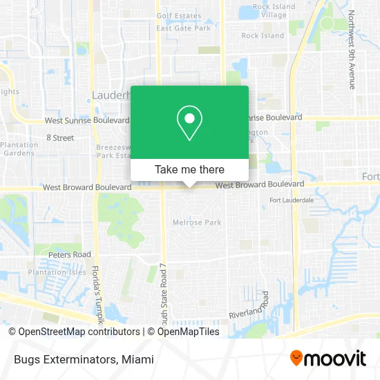 Bugs Exterminators map