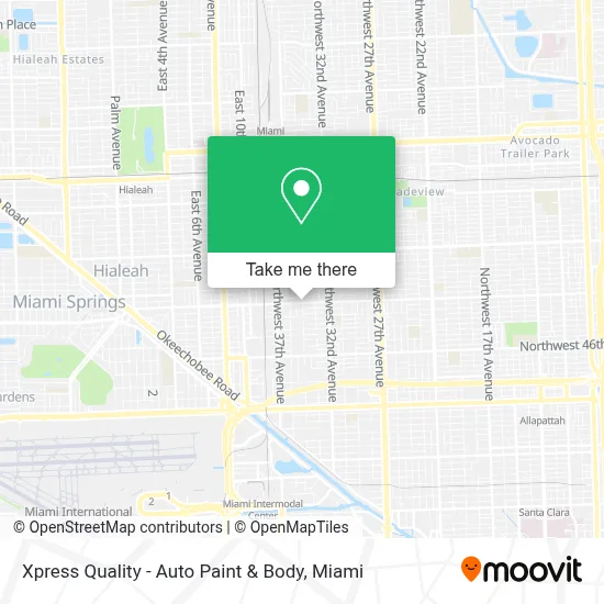 Xpress Quality - Auto Paint & Body map