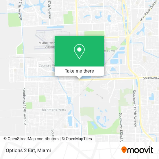 Options 2 Eat map