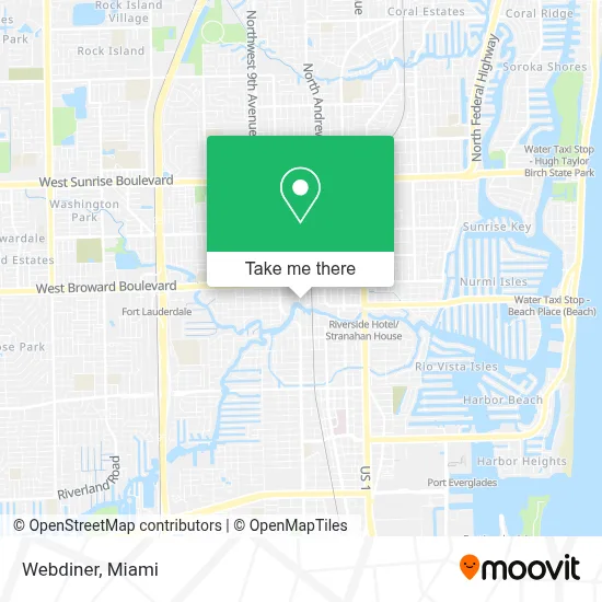 Webdiner map