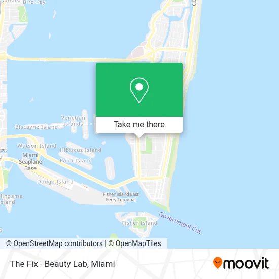 The Fix - Beauty Lab map