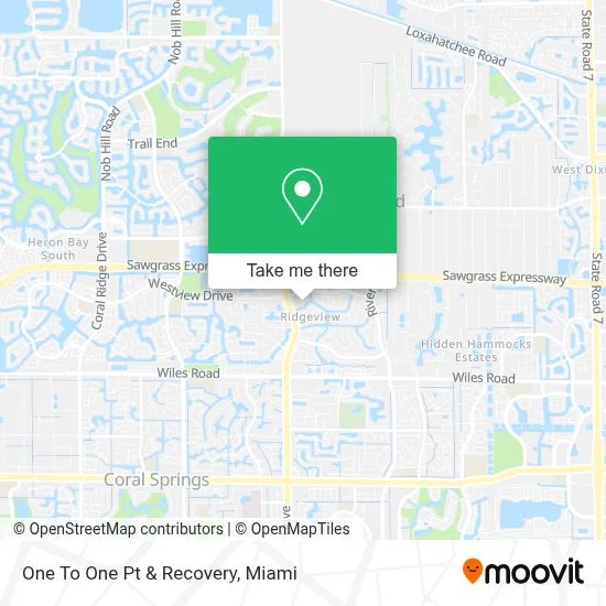 One To One Pt & Recovery map
