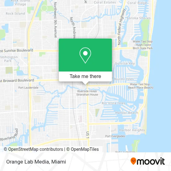 Orange Lab Media map