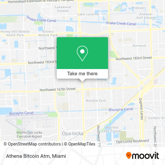 Athena Bitcoin Atm map