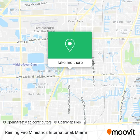 Raining Fire Ministries International map