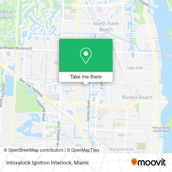 Intoxalock Ignition Interlock map
