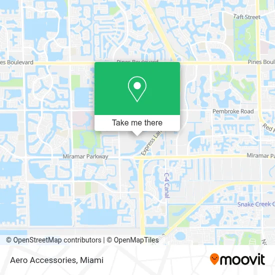 Aero Accessories map