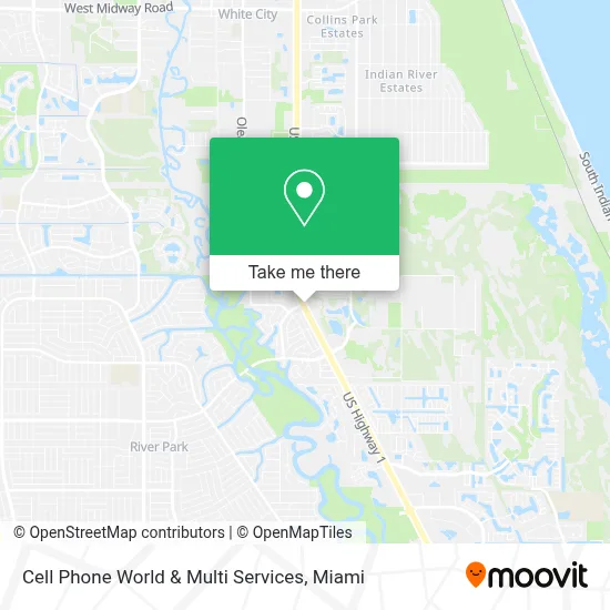 Cell Phone World & Multi Services map