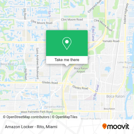 Amazon Locker - Rito map