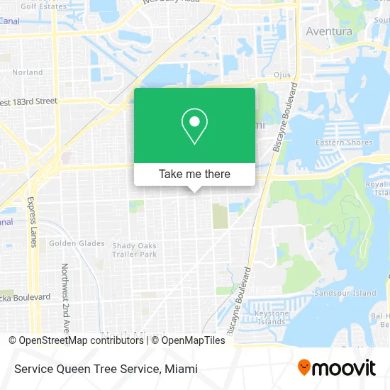 Service Queen Tree Service map